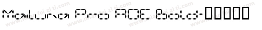 Mailuna Pro AOE Bold字体转换